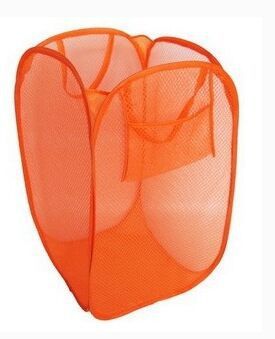 Foldable Mesh Laundry Basket, Large Capacity, 23.5x46.5cm